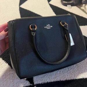 Black coach purse